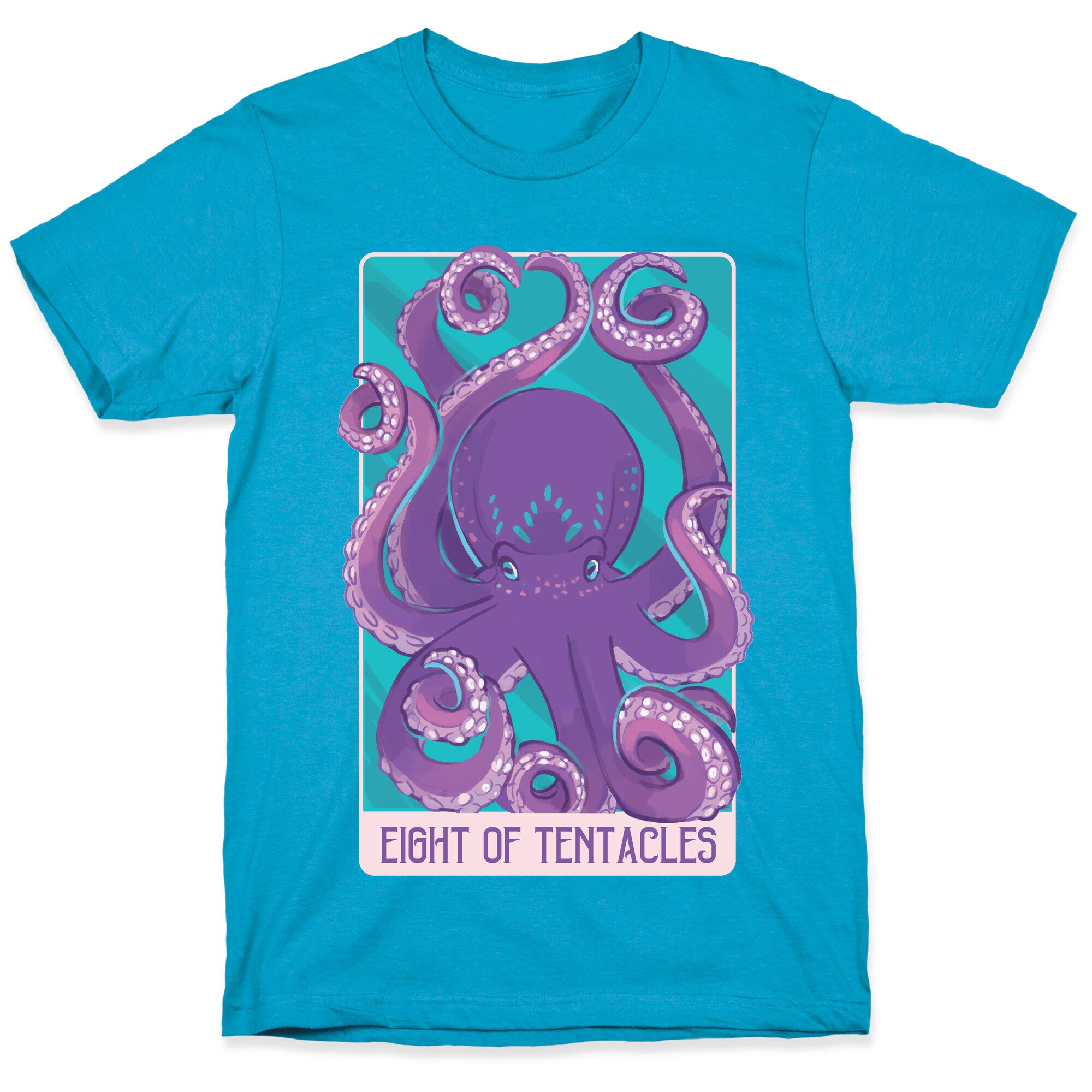 Eight of Tentacles  Unisex Triblend Tee